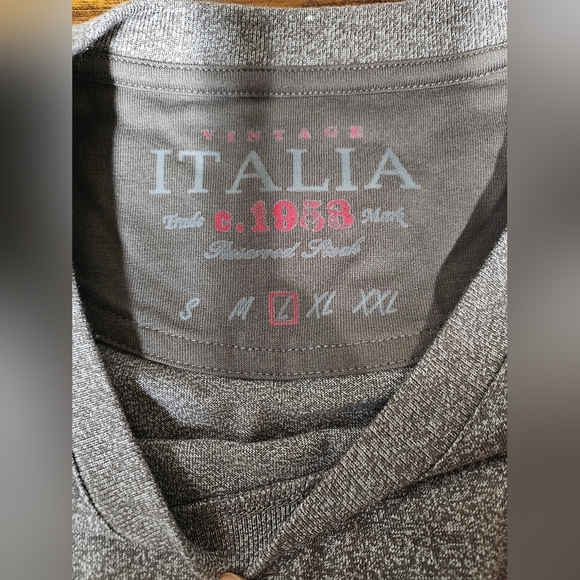 NEW Vintage Italia 1958 Grey Long Sleeve Crew Neck Sweater Large - Picture 9 of 11